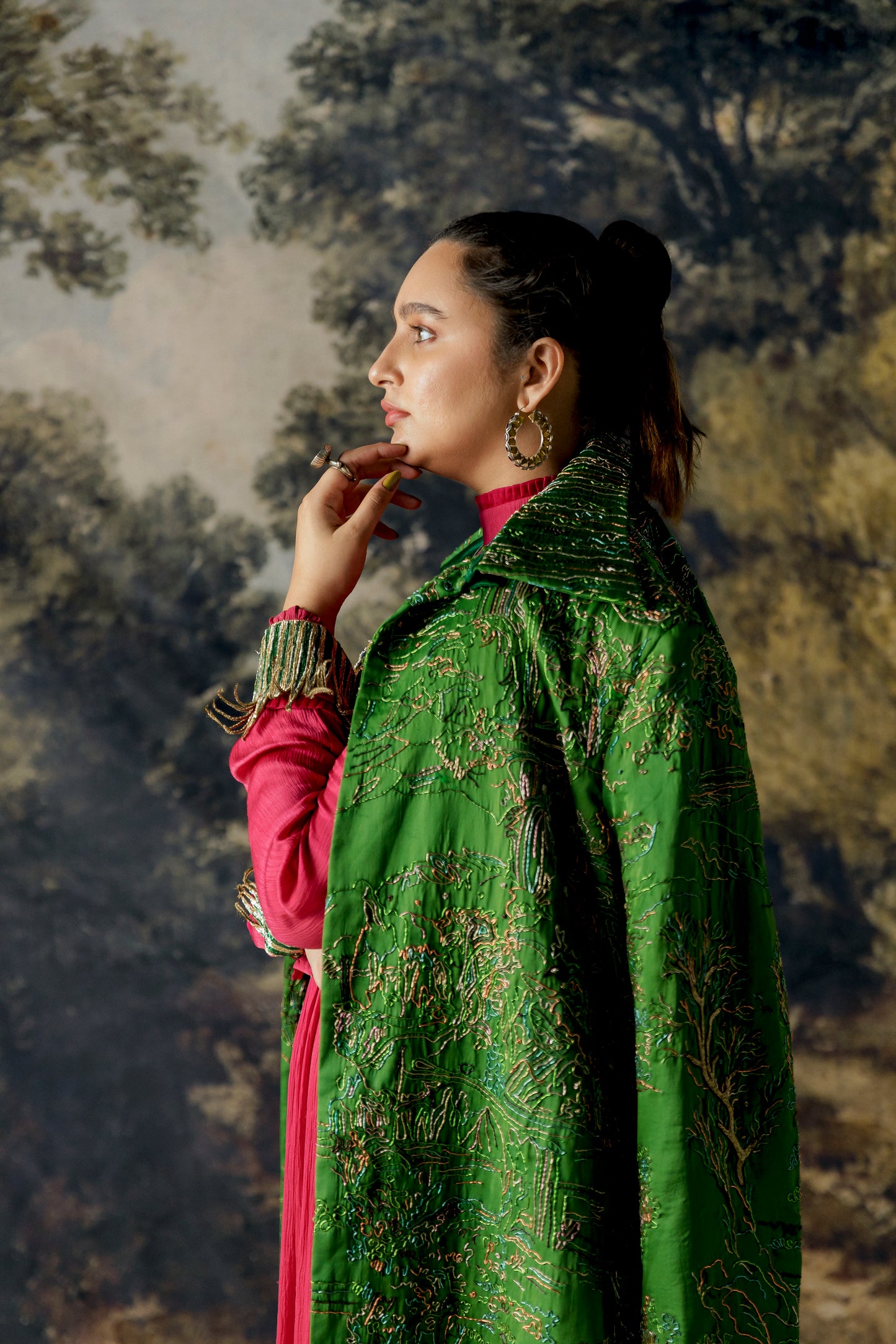 Valdivian Landscape Robe Coat