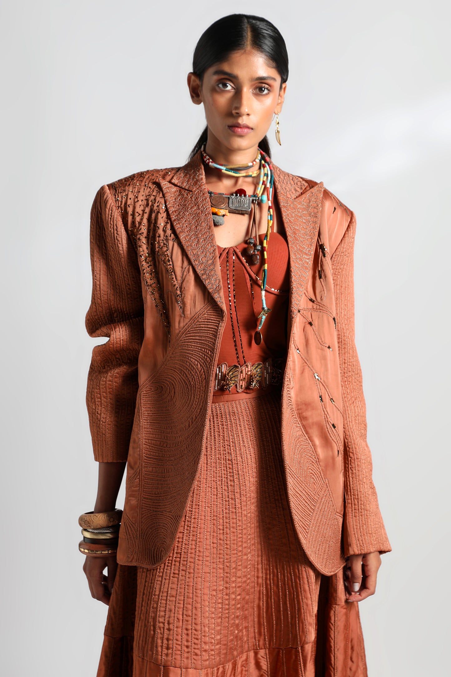 Jaisalmer Lehenga Set with jacket and corset for women