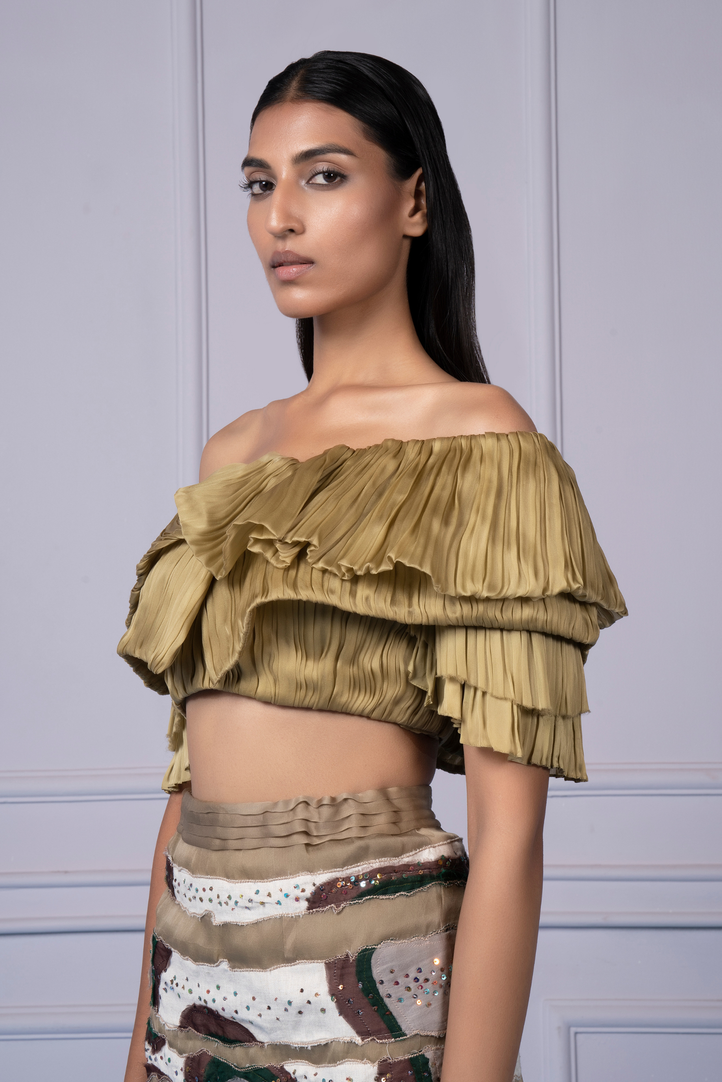 Gill Fungi Top With Amoeba Skirt
