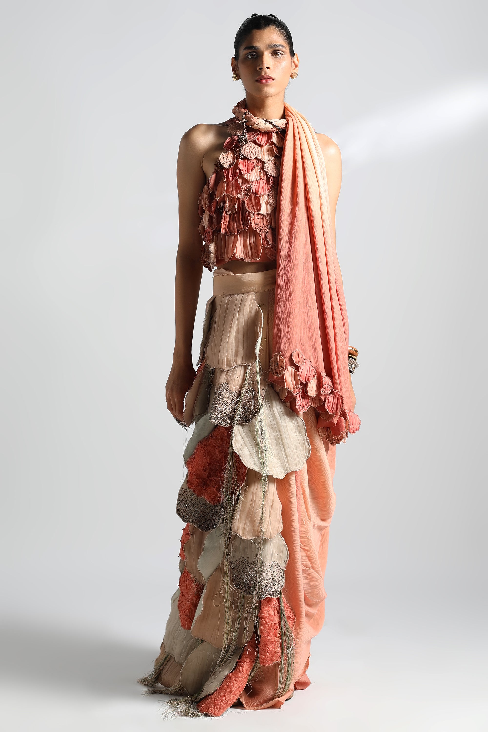 Top Saree Set- Belted Saree Blouse for Women – A Humming Way