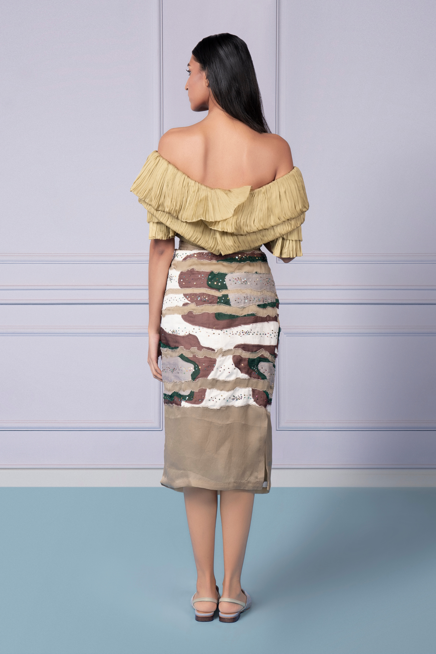 Gill Fungi Top With Amoeba Skirt